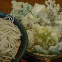 山菜天ぷら蕎麦　・　うどん